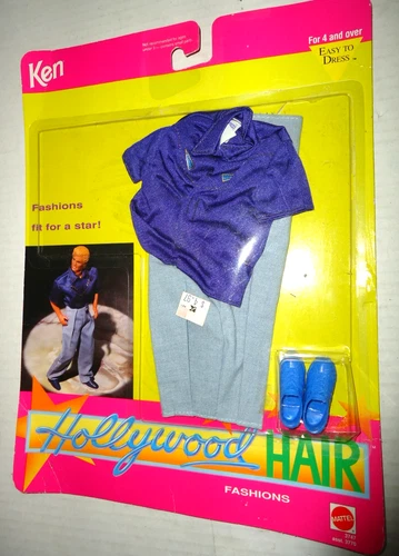 KEN Vintage 1992 HOLLYWOOD HAIR FASHIONS #3747 - Easy to Dress - CASUAL WEAR NEW