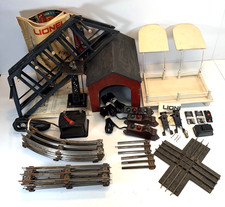 Lot of VTG Lionel Train Tracks, Switches, Magazines, Bumpers Track Accessories