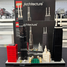 Lego Chicago 21033 Skyline Architecture 100% Complete with Manual and Box