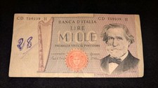 1980 ITALY BANKNOTE - 1000 LIRA   CD  759239