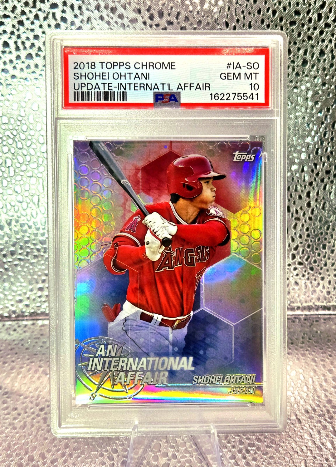 PSA 10 SHOHEI OHTANI 2018 TOPPS CHROME UPDATE INT'L AFFAIR REFRACTOR RC GEM MINT