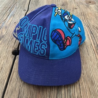 Vintage IZZY 90s Atlanta Olympics The Game LOGO Wool Hat Cap Snapback Spellout