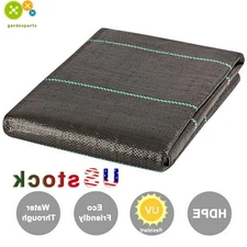 3/4/5/6*8FT Weed Barrier Planting Fabric Landscape Ground Cover Durable PP 3.2oz