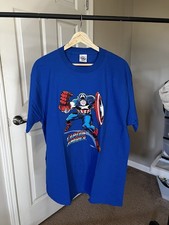 vintage 1989 captain america shirt Size Large