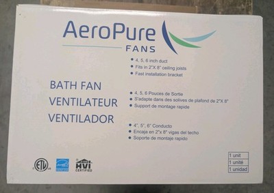 Aero Pure ABF110L5OR 110 CFM Oil Rubbed Bronze Bathroom Fan with LED Light/Night