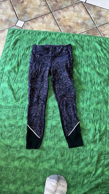 LULULEMON Gait Keeper 7/8 leggings in Crystalline Multi (Cosmic purple) Size 6