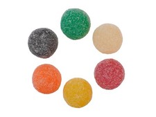 Jovy 5 lb GUM DROPS Jelly Chewy Sanded Gummy Gummi Giant Jels Candy BULK BAG