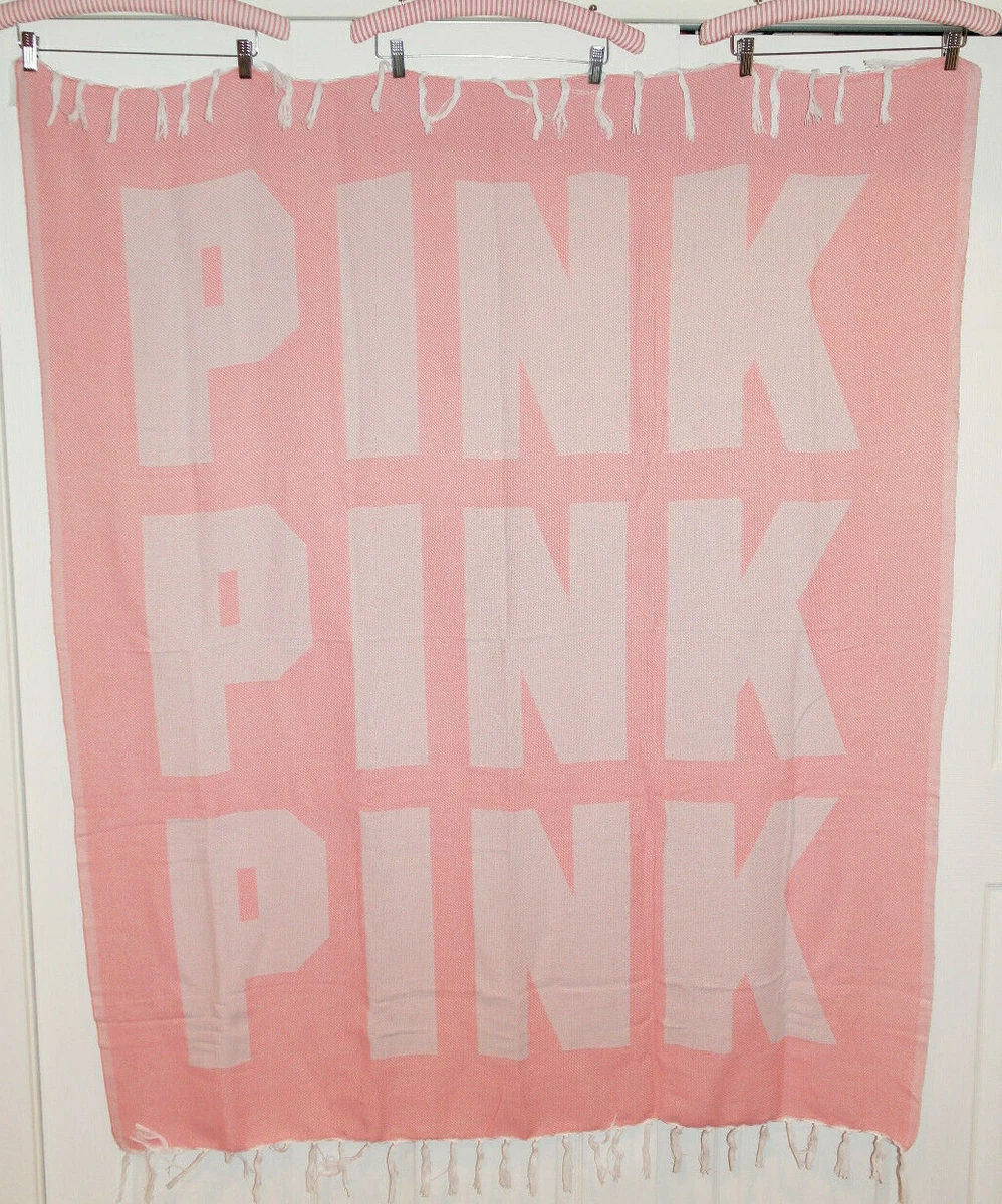 Victoria s Secret PINK Festival Beach Blanket Coral Nw oT Indoor Outdoor