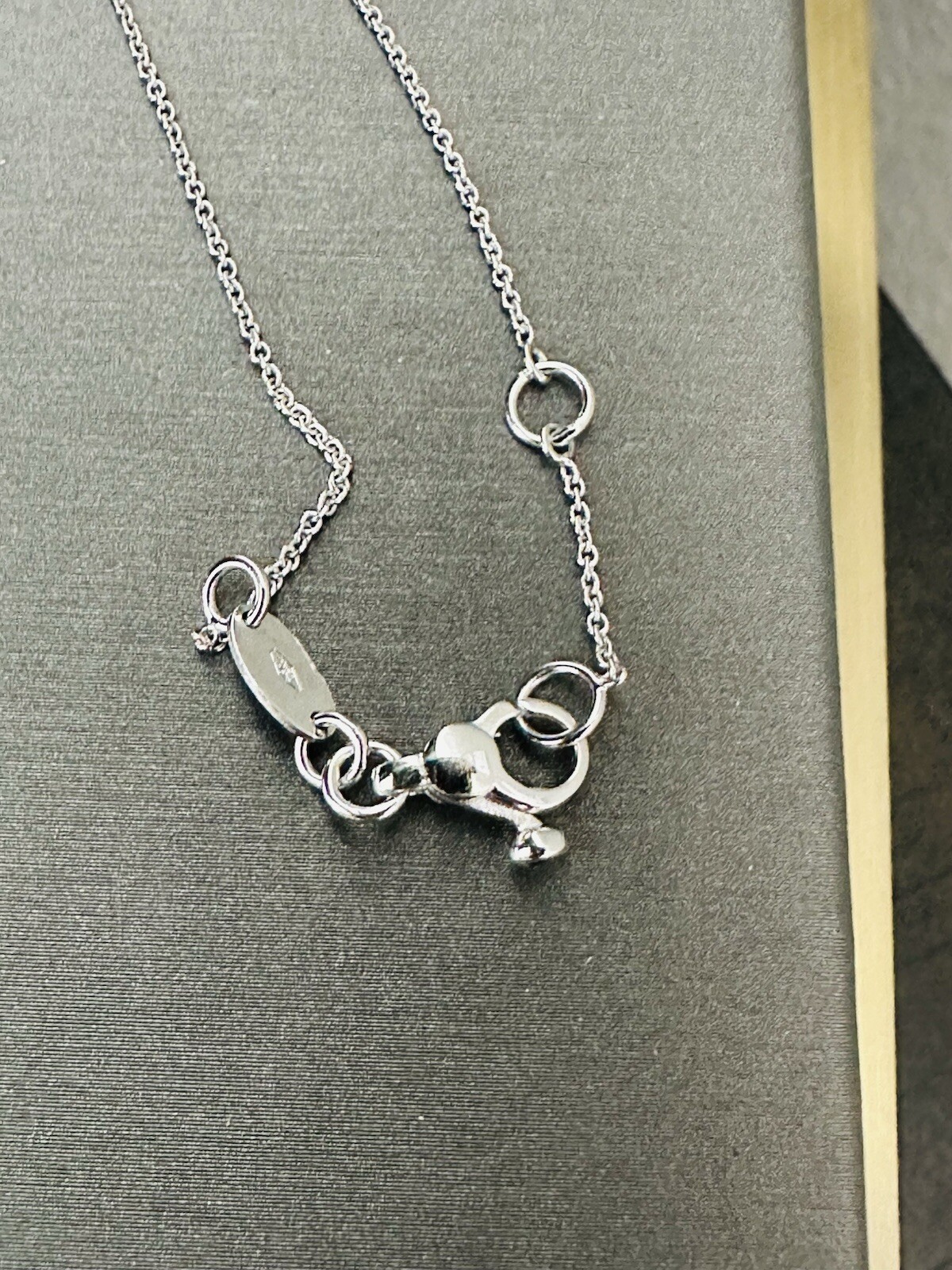 Hulchi Belluni 18k White Gold & Diamond LOVE Necklace ~ Stunning 😍 - Image 5