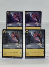 Disney Lorcana Aladdin - Cornered Swordsman 171/204 First Chapter C 4 Cards Set