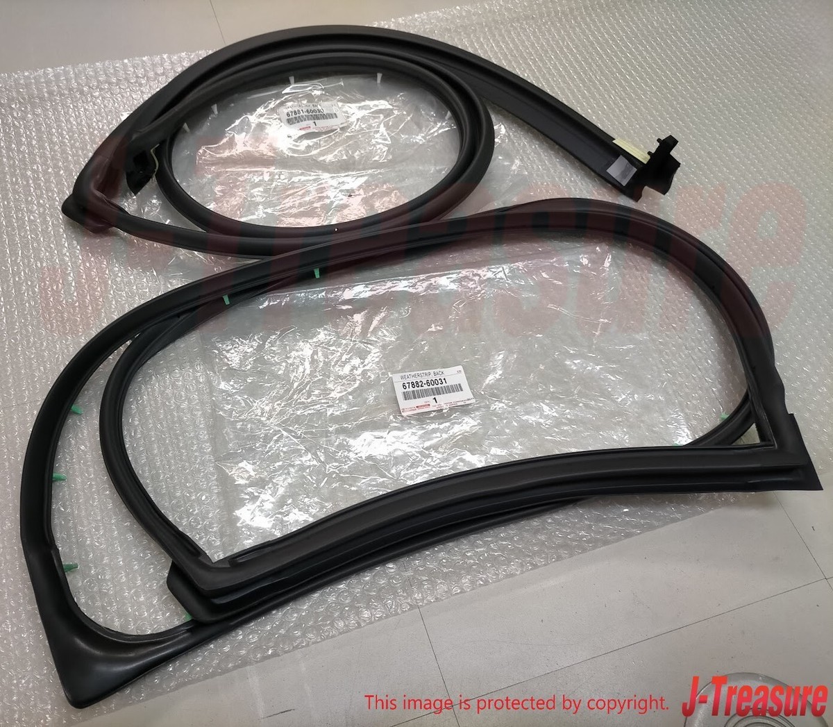TOYOTA LAND CRUISER '90-08 Genuine Back Barn Door Weatherstrip RH
