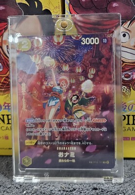 One Piece TCG Card Nami OP06-101 R Parallel Japanese OP07 One Piece TCG Card Nami OP06-101 R Parallel Japanese OP07