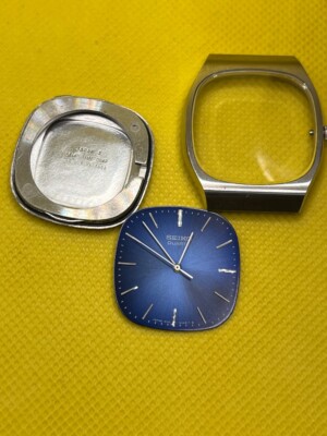 Seiko Uhrengehäuse mit Ziffernblatt und Zeiger Original Vintage Bestzustand