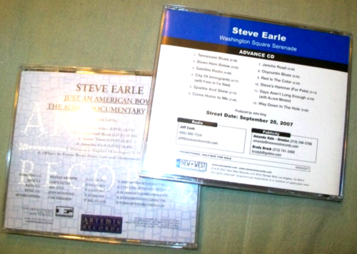 Steve Earle Promo CD Menge Washington Square Just an American Boy - Bild 1 von 1
