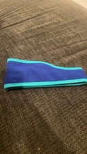 VTG LL Bean 90s Fleece Ear Warmer Headband Blue USA Made