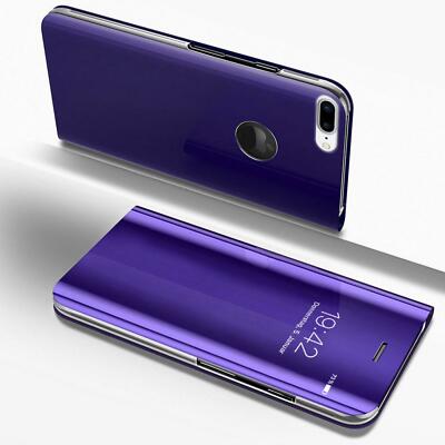 Handy Hülle für Apple iPhone 7 / 8 View Case Flip Cover Schutz Hülle Tasche Etui
