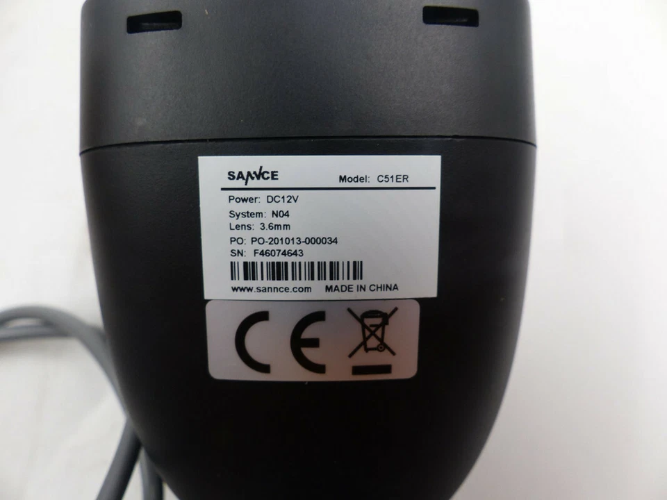 SANNCE 2-PACK SECURITY CAMERA KIT C51ER - Image 3 of 3