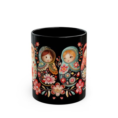 Made in The USA - Matryoshkas Coffee Mug, 11oz 15oz, Russian Nesting Dolls  Cup | eBay