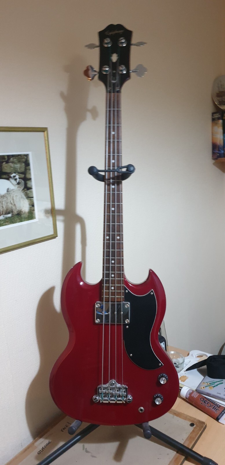 Epiphone Ebo bass with Fender Bass Amp Bundle eBay