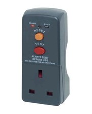 Masterplug Safety Socket - RCD Plug & Adaptor - Grey 13A - BRAND NEW 