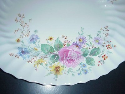 英国製   Arcadia プレート Royal Doulton Arcadia Platter Bone China England 12.5