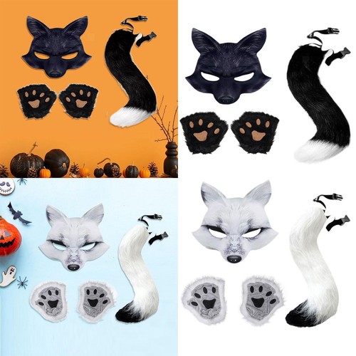 Esel Kostüm Set - Maske Und Schwanz Für Weihnachten Und Theater