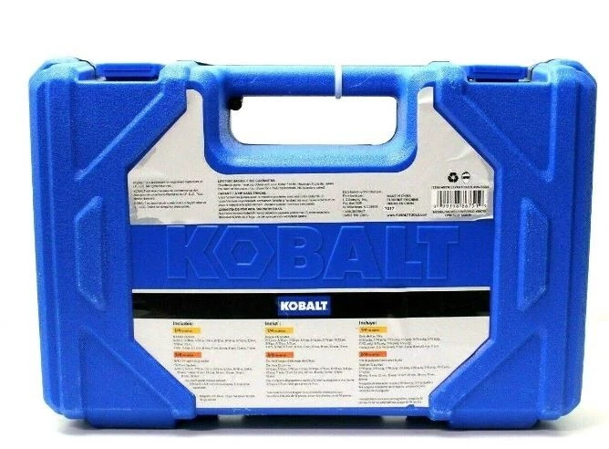 Kobalt 63 Piece Mechanic s Tool Set Standard SAE and Metric