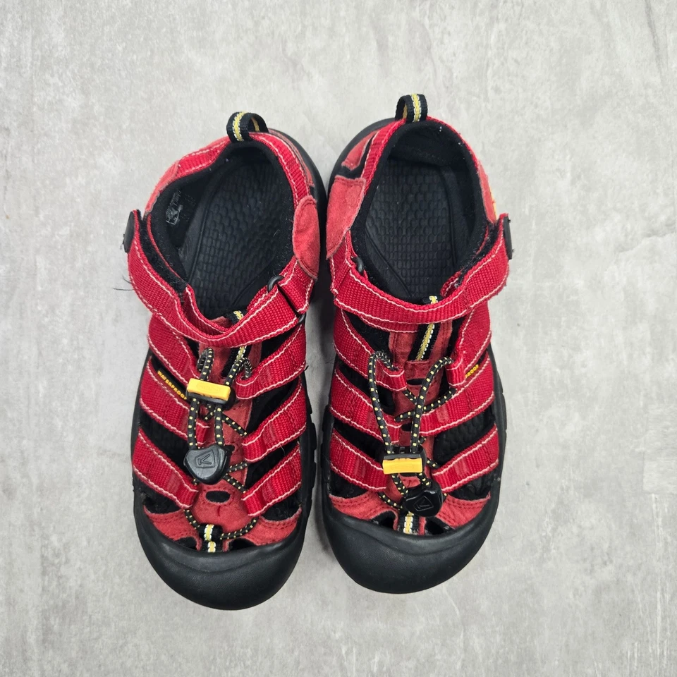 Keen Outdoor Fisherman Sport Sandals Big Kids Size 4 Red Sport Hiking Water Shoe - Image 2 of 4