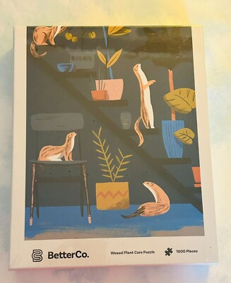 Weasel Plant Care Puzzle 1000 Pieces Brand New Better Co.