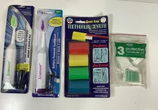Luminant Battery Powered Toothbrush Lot Of 2 & Toothbrush Covers