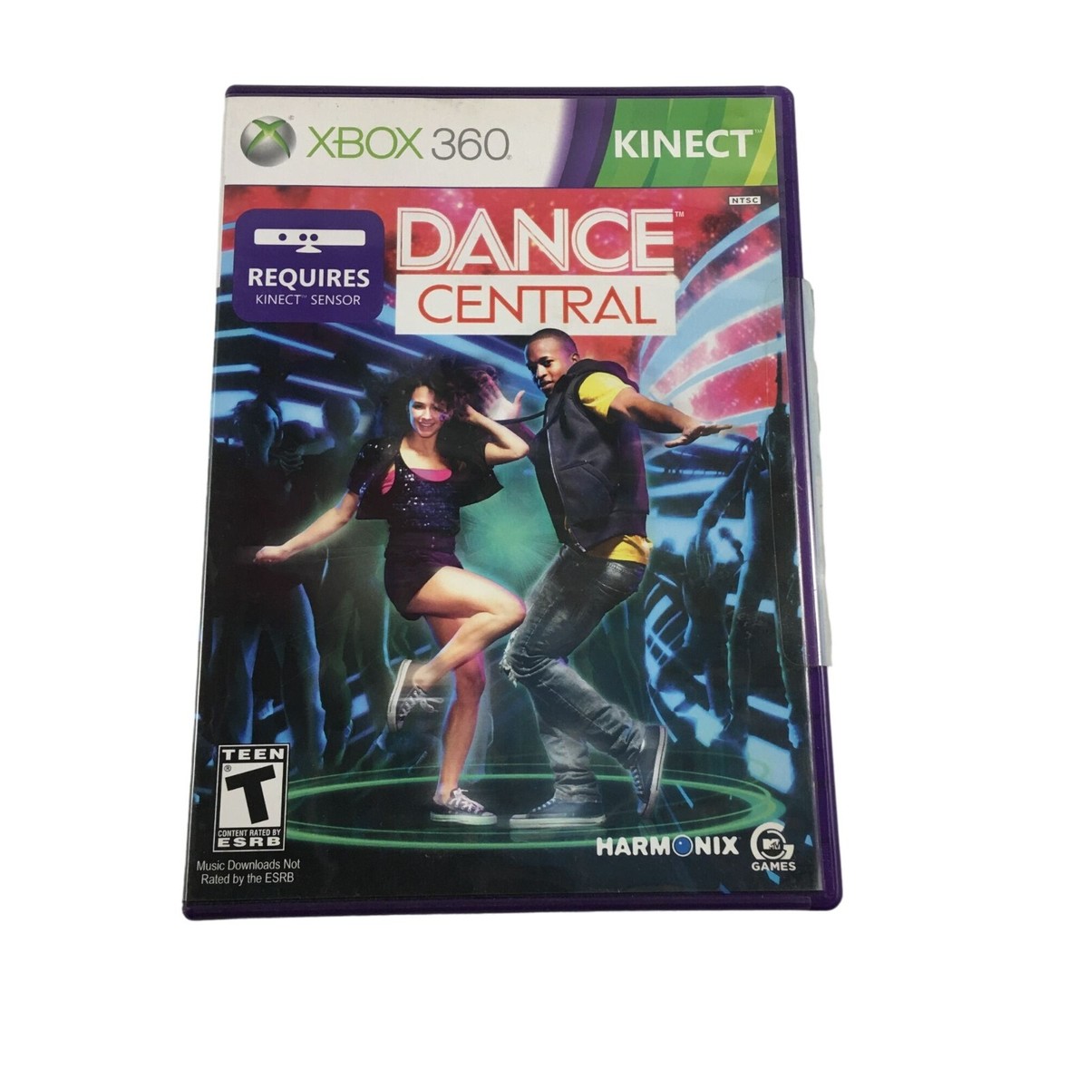 DANCE CENTRAL KINECT MICROSOFT XBOX 360 DANCING GAME