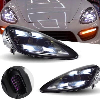 LED Projektor Scheinwerfer Für Porsche Cayenne 2011-18 Scheinwerfer Montage Paar