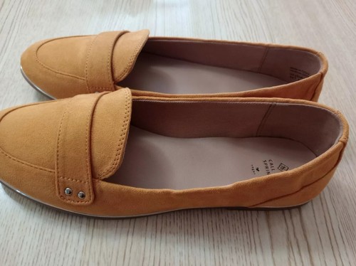 Call It Spring Yellow Suede Loafers - Picture 5 of 5