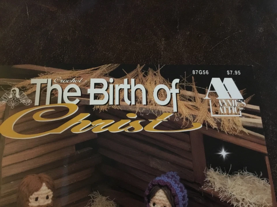 Crochet The Birth of Christ - Annie's Attic - nativity figures 1992 Pattern - Image 2 of 2
