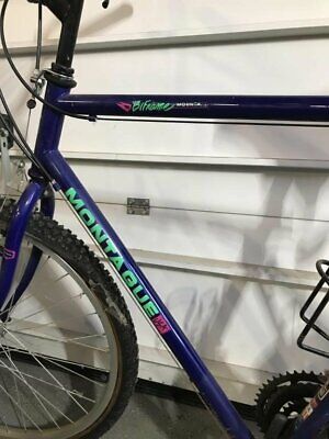 Montague Mountain Folding Hybrid Bicycle Bike 90's Mens Montague Mountain Folding Hybrid Bicycle Bike 90's Mens