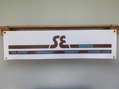 SE Racing Banner BMX Werkstatt Display PK Ripper Quadangle Bronco Fahrwerk