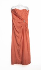 Davids Bridal Womens Pink Polyester Slip Dress Wrap Solid Sleeveless Long 12