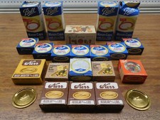 20 Boxes Canning Mason Caps, Dome Lids & Gulfwax ~ 253 parts