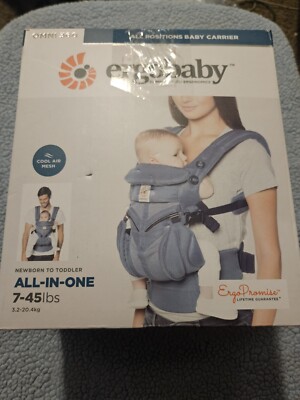 ErgoBaby Omni 360 Cool Air Oxford blue baby carrier  