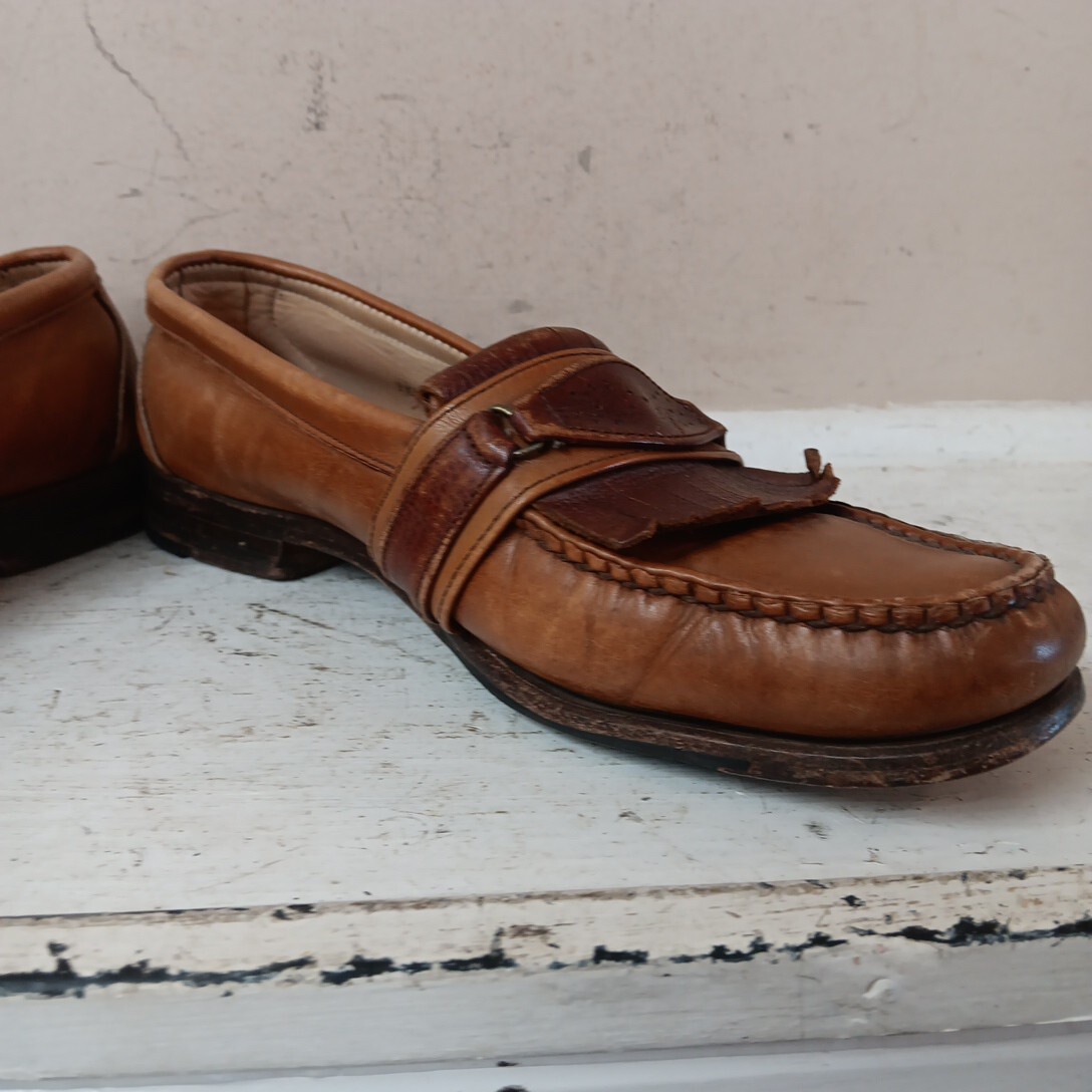 FootJoy Vintage Classics Men\'s Dress Shoes Brown Leather Loafers Size 11.5 D Vintage footjoy classics mens - Gem main image 2