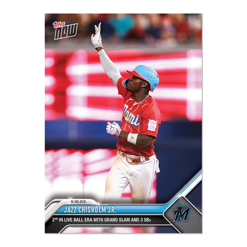 2023 Topps Now 873 Jazz Chisholm Jr.