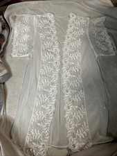 Vintage Val Mode Nylon And Lace Robe