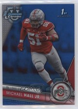 2023 Bowman U Chrome Blue Refractor 169/199 Michael Hall Jr #170 0c3