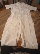 Women's Dickies Cooling Temp-IQ Short Sleeve Flex Coverall White Medium