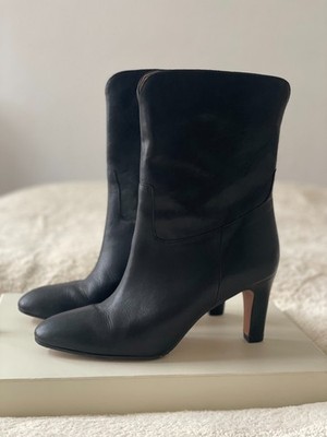 ba&sh Stiefeletten, Leder, mit Absatz 8cm, Schwarz, Größe 40