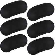 6 Pcs Eye Mask Sleep Masks Bulk Soft Breathable Blackout Eye Cover for Side