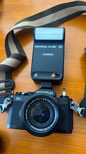 Revueflex SD1 SLR Kamera schwarz 28mm f/2.8 + 50mm f/1.8 + Zoom Blitz + Riemen