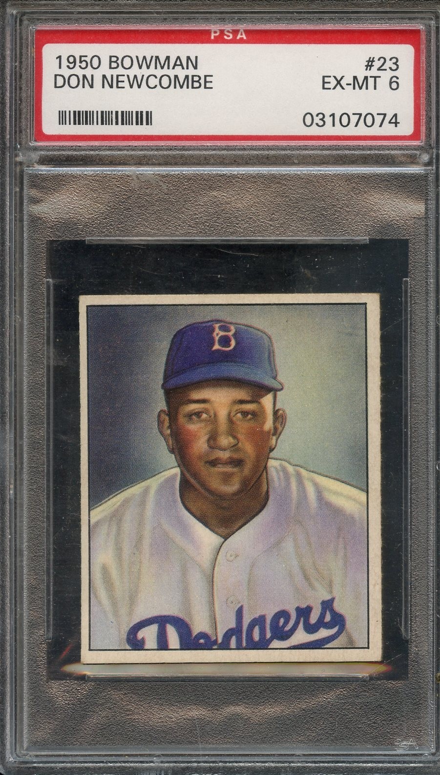 1950 Bowman #23 Don Newcombe RC PSA 6 Brooklyn Dodgers 7074
