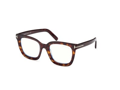 Tom Ford Brille TF5880 -B 052 Havana Unisex Brille Brillengestell Optik 51-22-140