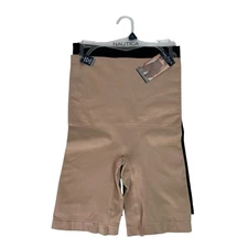 Nautica Women’s Hi-Waiat Thigh Slimmers Sz Small (2/4) Pkg/2 Multi Colors